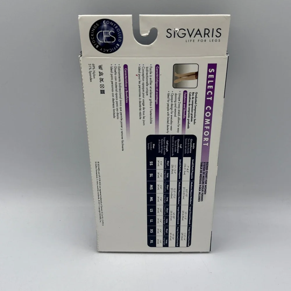 Sigvaris Compression Hosiery Women SS Multi 20-30mmHg Socks Pantyhose Lot of 4